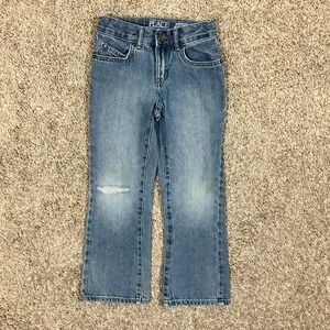 The Childrens Place I Medium Wash Bootcut‎ Jeans with Adjustable Waist I Size 6